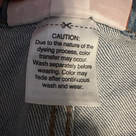 Isabel Maternity by Ingrid & Isabel Denim Overalls Size 12 NWT - Picture 10 of 10